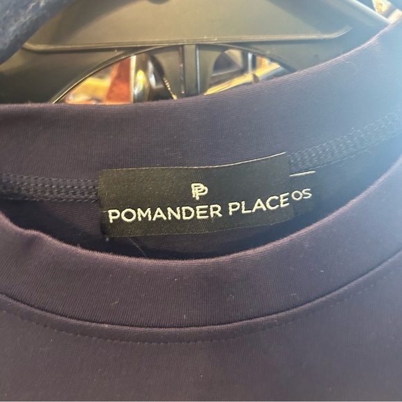 Pomander Place new colorful striped Oversized ladies 3/4 sleeve top One Size - Picture 7 of 9